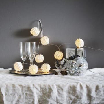 Eglo - LED julkedja  10xLED/2,75m vit /silver