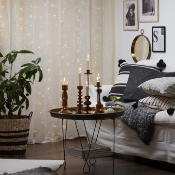Eglo - LED julkedja  200xLED 1m varm vit 