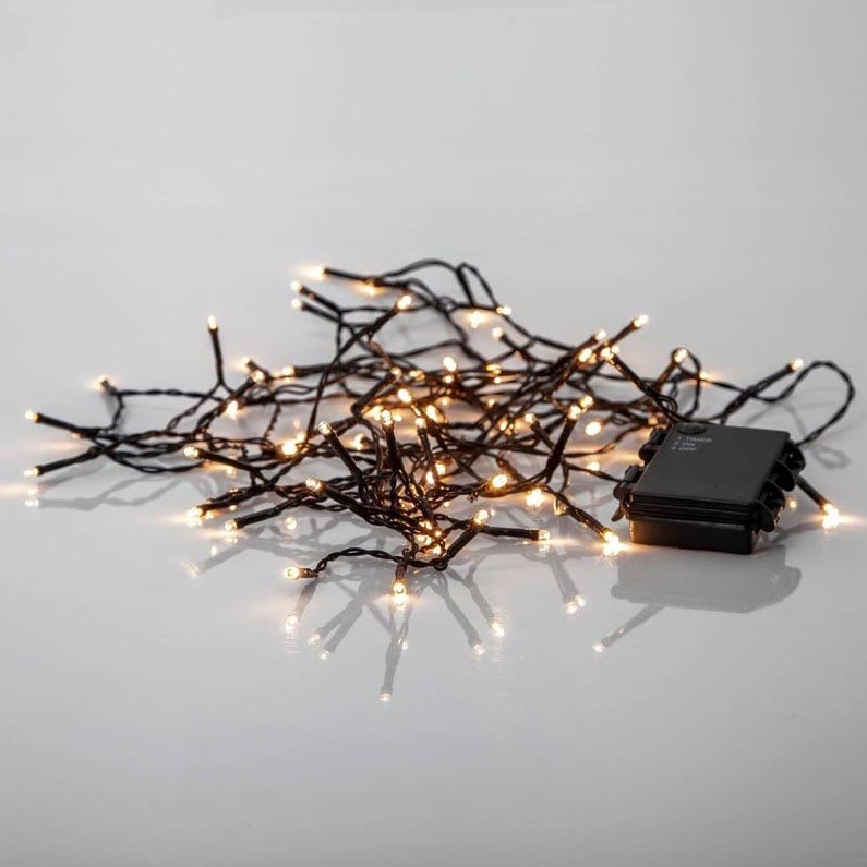 Eglo - LED julkedja för utomhusbruk 80xLED/3xAA 6,1m IP44
