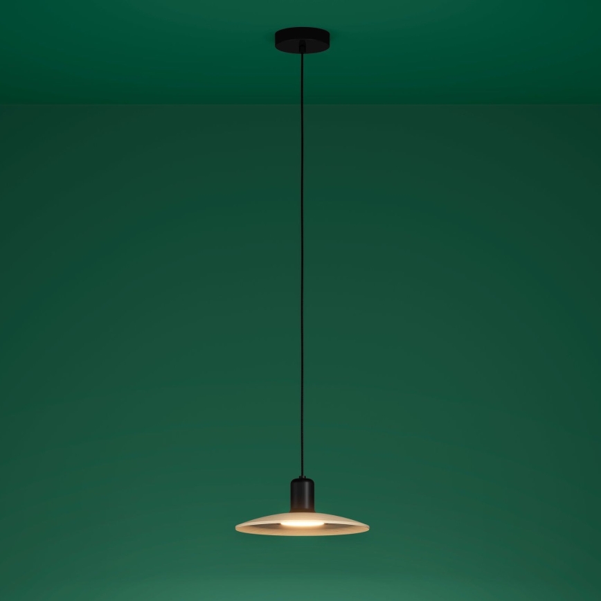 Eglo - LED ljuskrona med textilsladd 1xGU10/4,6W/230V 3000K