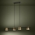 Eglo - LED ljuskrona med textilsladd 4xGU10/4,6W/230V 3000K guld