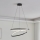 Eglo - LED ljuskrona med textilsladd LED/42W/230V 3000K svart
