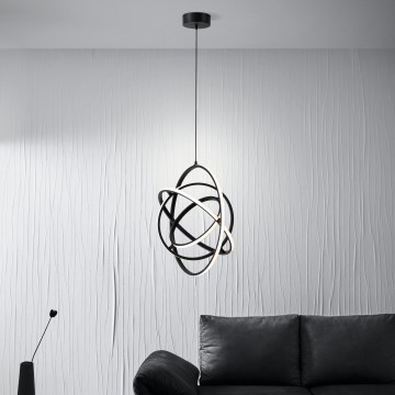Eglo - LED ljuskrona med textilsladd LED/44W/230V