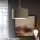 Eglo - LED ljuskrona med textilsladd TUNJA 1xE27/60W/230V taupe