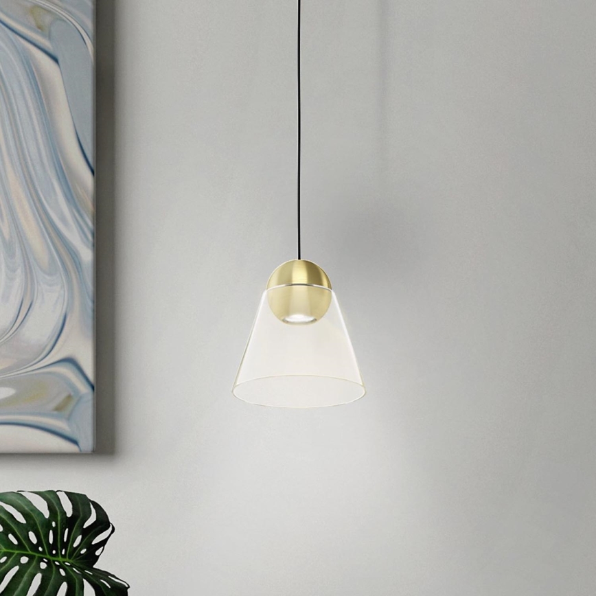 Eglo - LED Ljuskrona med upphängningsrem  1xGU10/4,5W/230V