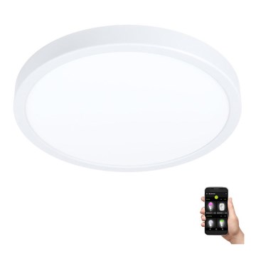 Eglo - LED ljusreglerad badrumstakbelysning LED/19,5W/230V 2700-6500K IP44 ZigBee