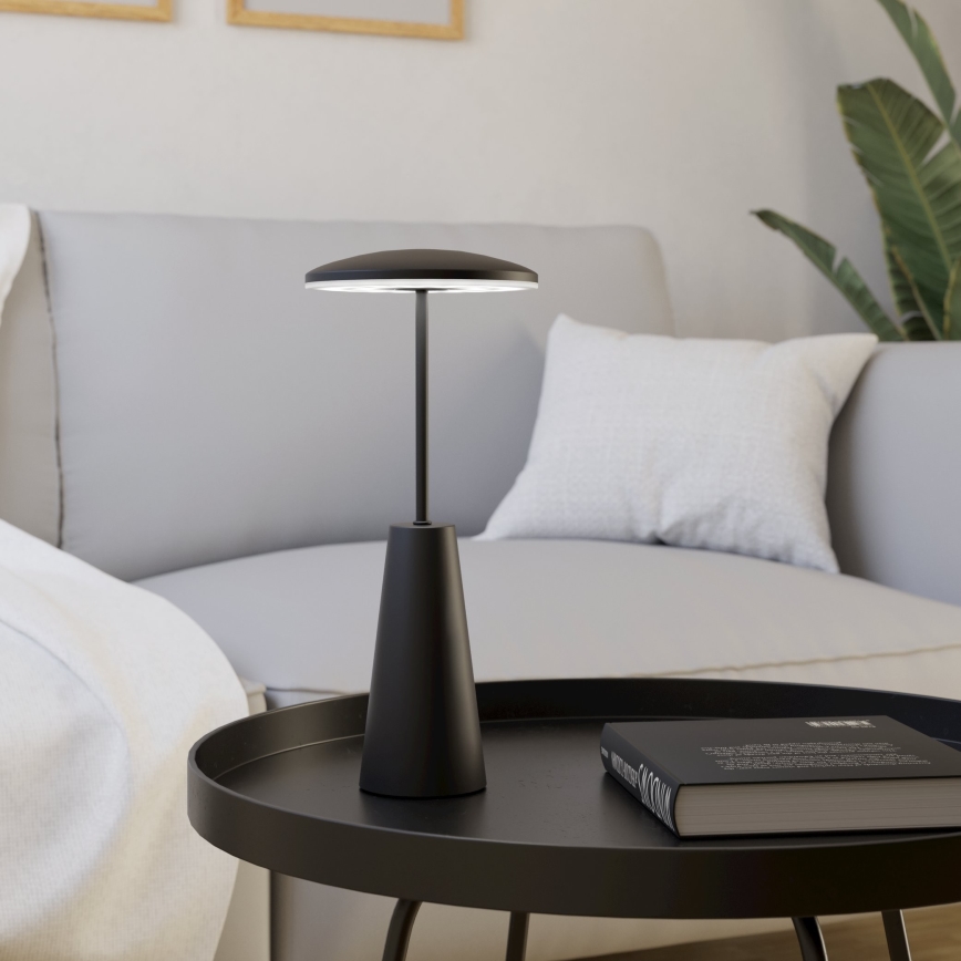 Eglo - LED Ljusreglerad beröring utomhus lampa LED/2,8W/5V 2400K/3000K/4000K 5200 mAh IP54 svart