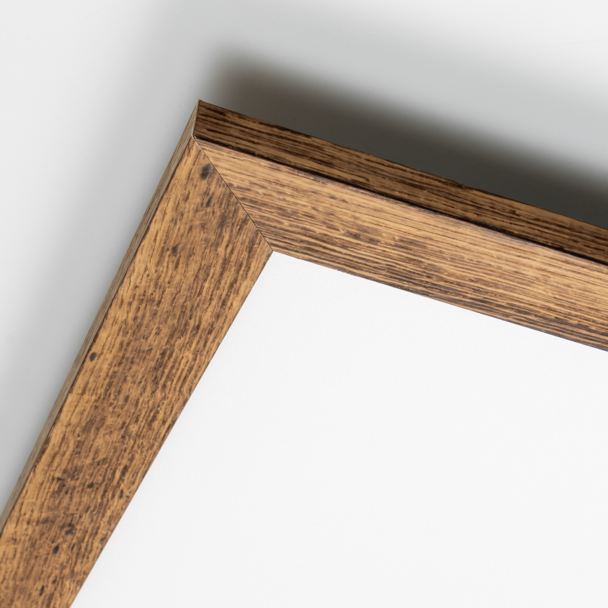 Eglo - LED Ljusreglerad fäst panel POZZALLO WOOD LED/21W/230V 2700-6500K 49,5x49,5 cm brun + fjärrkontroll