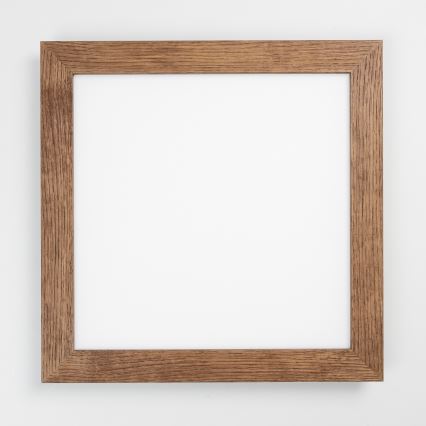 Eglo - LED Ljusreglerad fäst panel POZZALLO WOOD LED/21W/230V 2700-6500K 49,5x49,5 cm mörkbrun + fjärrkontroll