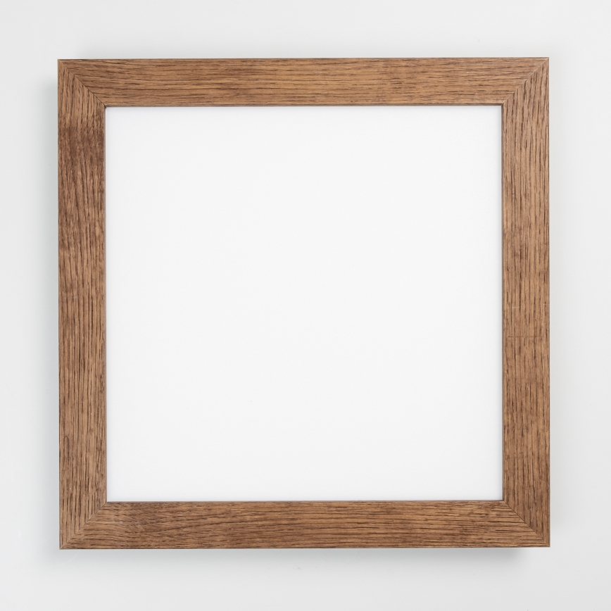 Eglo - LED Ljusreglerad fäst panel POZZALLO WOOD LED/21W/230V 2700-6500K 49,5x49,5 cm mörkbrun + fjärrkontroll