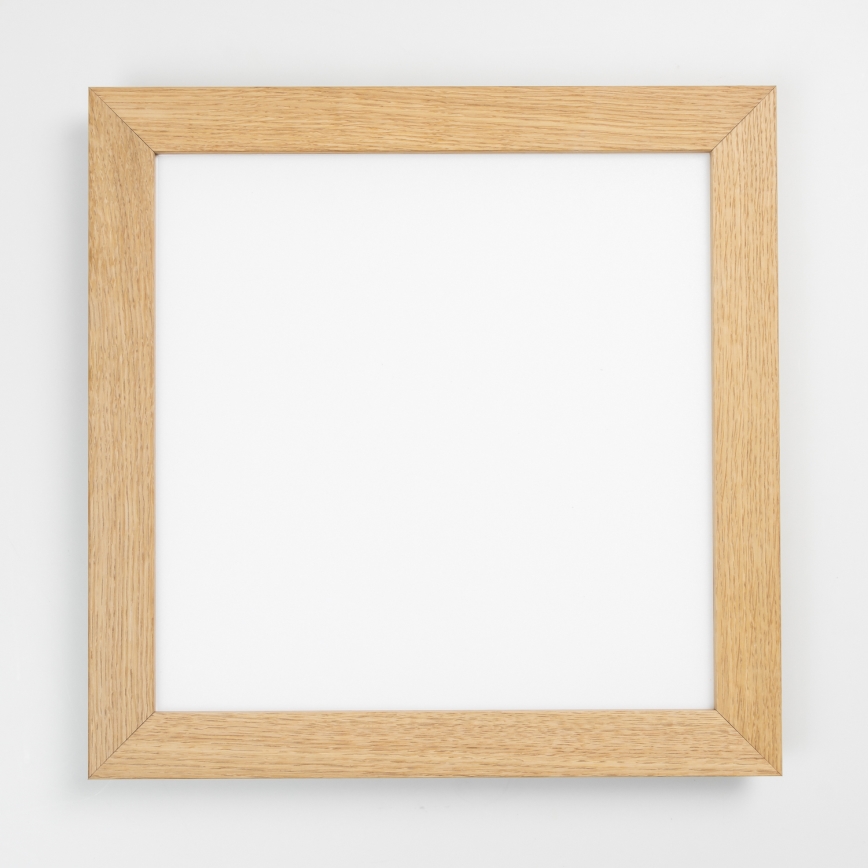 Eglo - LED Ljusreglerad fäst panel SALOBRENA 2 WOOD LED/25W/230V 4000K 49,5x49,5 cm brun