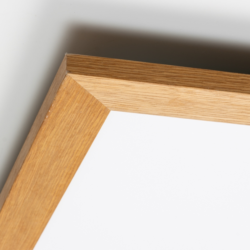 Eglo - LED Ljusreglerad fäst panel SALOBRENA-CL WOOD LED/31W/230V 2700-6500K 64x64 cm brun