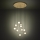 Eglo - LED ljusreglerad ljuskrona på textilsladd 10xLED/3W/230V 3000K diameter 58 cm guld