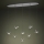 Eglo - LED ljusreglerad ljuskrona på textilsladd 8xLED/4,2W/230V 3000K skinande krom