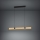 Eglo - LED ljusreglerad ljuskrona på textilsladd LED/28,8W/230V 3000K svart/brun