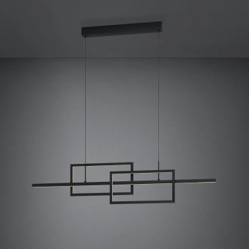 Eglo - LED ljusreglerad ljuskrona på textilsladd LED/28W/230V