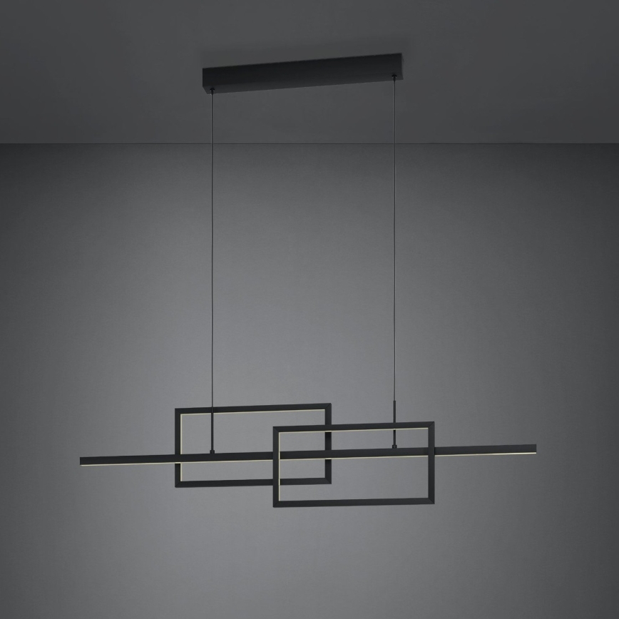 Eglo - LED ljusreglerad ljuskrona på textilsladd LED/28W/230V