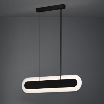 Eglo - LED ljusreglerad ljuskrona på textilsladd LED/32W/230V 3000K svart