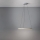 Eglo - LED ljusreglerad ljuskrona på textilsladd LED/36W/230V 3000K grå/ek