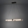 Eglo - LED ljusreglerad ljuskrona på textilsladd LED/39,2W/230V 3000K svart