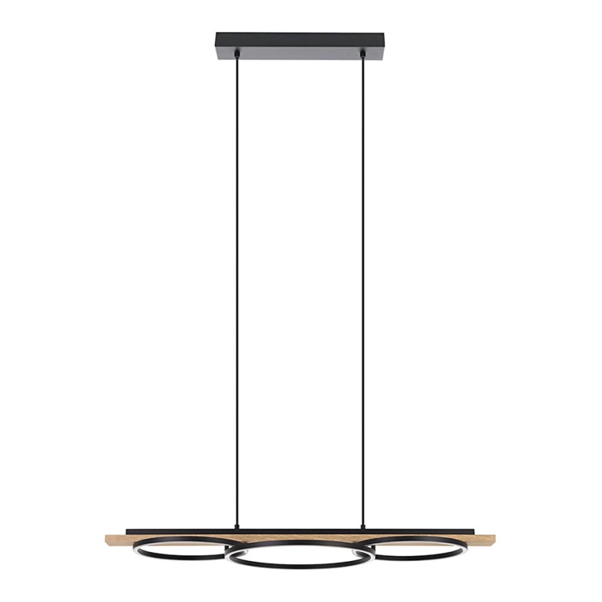 Eglo - LED ljusreglerad ljuskrona på textilsladd LED/40,5W/230V