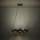 Eglo - LED ljusreglerad ljuskrona på textilsladd LED/72W/230V 3000K svart/guld