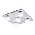 Eglo - LED ljusreglerad taklampa till badrum 5xLED/7,2W/ IP44