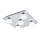 Eglo - LED ljusreglerad taklampa till badrum 5xLED/7,2W/ IP44
