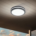 Eglo - LED ljusreglerad taklampa till badrum LOCANA-C LED/14W/230V Bluetooth IP44 antracit