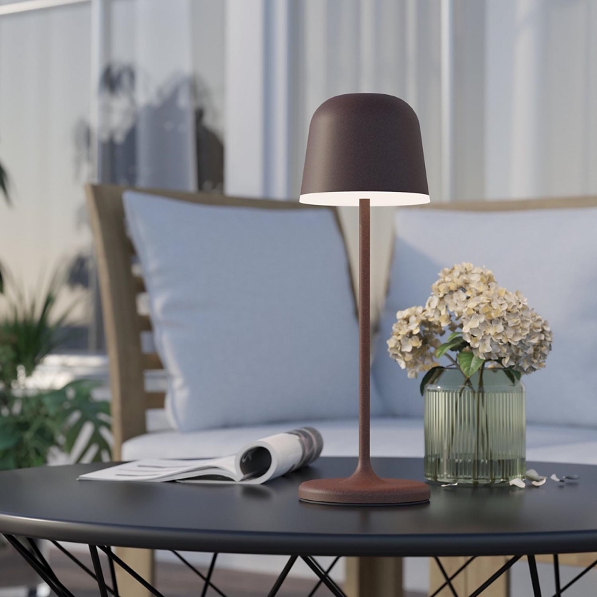 Eglo - LED Ljusreglerad utomhus rechargeable lampa LED/2,2W/5V 1800mAh brun IP54