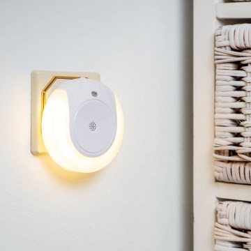 Eglo - LED nattlampa med sensor 2xLED/0,4W/230V 3000K