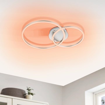 Eglo - LED RGB dimbar fäst ljuskrona LED/21,5W/230V 3000-6500K + fjärrkontroll