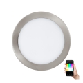 Eglo - LED RGB dimbar infälld taklampa FUEVA-C LED/15,6W/230V