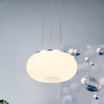Eglo - LED RGB Ljusreglerad ljuskrona på textilsladd OPTICA-C LED/21W/230V diameter 37,5 cm