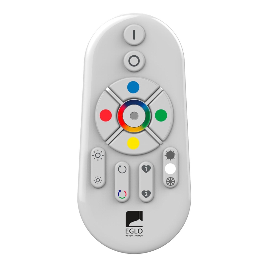 Eglo - LED RGBW dimbar ytmonterad panel SALOBRENA-C WOOD LED/34W/230V 2700-6500K 34x124 cm mörkbrun + fjärrkontroll