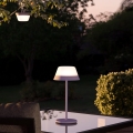 Eglo - LED RGBW Dimbart touch-utomhuslampa 2-i-1 LED/1,5W/5V 2600 mAh IP54 lila