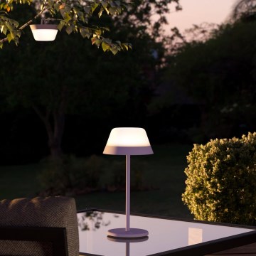 Eglo - LED RGBW Ljusreglerad beröring utomhus lampa 2i1 LED/1,5W/5V 2600 mAh IP54 lila