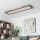 Eglo - LED RGBW Ljusreglerad fäst/infälld panel SALOBRENA-C WOOD LED/34W/230V 2700-6500K 34x124 cm mörkbrun + fjärrkontroll