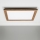 Eglo - LED RGBW Ljusreglerad fäst panel SALOBRENA-C WOOD LED/30,5W/230V 2700-6500K 64x64 cm brun + fjärrkontroll