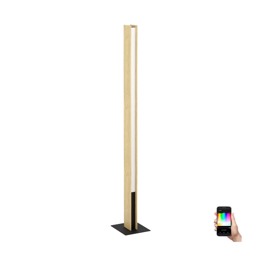 Eglo - LED RGBW Ljusreglerad golvlampa LED/35W/230V 2700-6500K