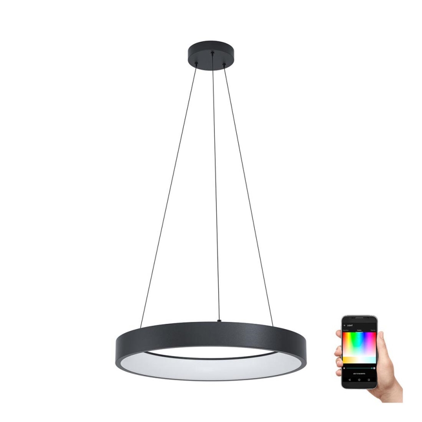 Eglo - LED RGBW ljusreglerad Ljuskrona med upphängningsrem  LED/26W/230V 2700-6500K ZigBee