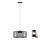 Eglo - LED RGBW Ljusreglerad ljuskrona på textilsladd LED/22W/230V 2700-6500K