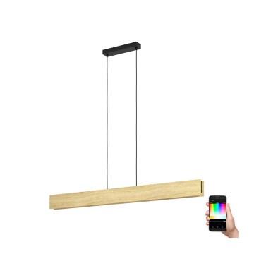 Eglo - LED RGBW Ljusreglerad ljuskrona på textilsladd LED/35W/230V 2700-6500K