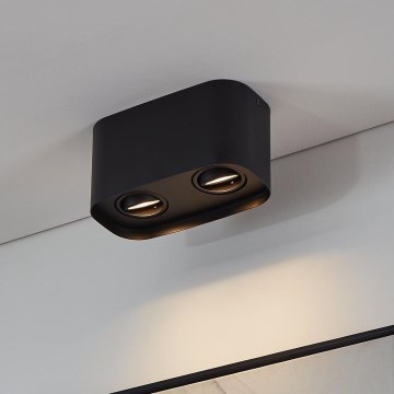 Eglo - LED RGBW ljusreglerad spotlight  2xGU10/5W/230V ZigBee