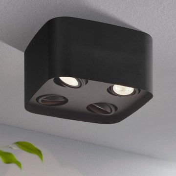 Eglo - LED RGBW ljusreglerad spotlight  4xGU10/5W/230V ZigBee
