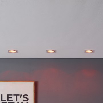 Eglo - LED RGBW Ljusreglerad upphängd taklampa LED/4,7W/230V vit