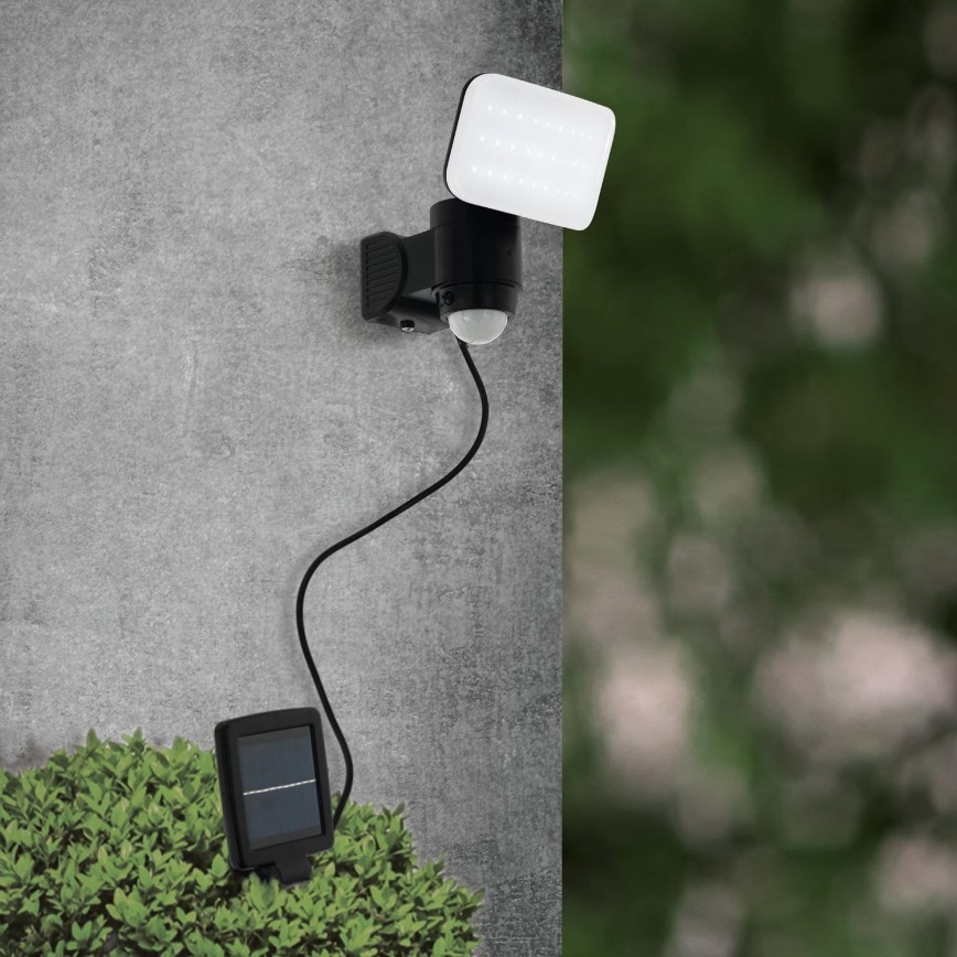 Eglo - LED solcell väggbelysning med sensor LED/3,7V 1800 mAh IP44