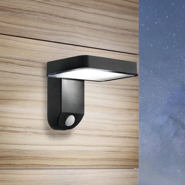 Eglo - LED solcell väggbelysning med sensor LED/4,5W/3,7V IP44