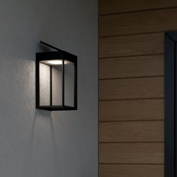 Eglo - LED solcell väggbelysning med sensor LED/6,5W/3,7V IP44