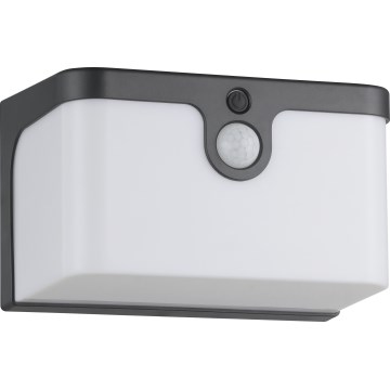 Eglo - LED solcellsvägglampa med sensor LED/7,3W/4,5V 2200 mAh IP44